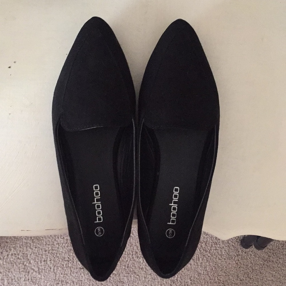 Black loafers size 7